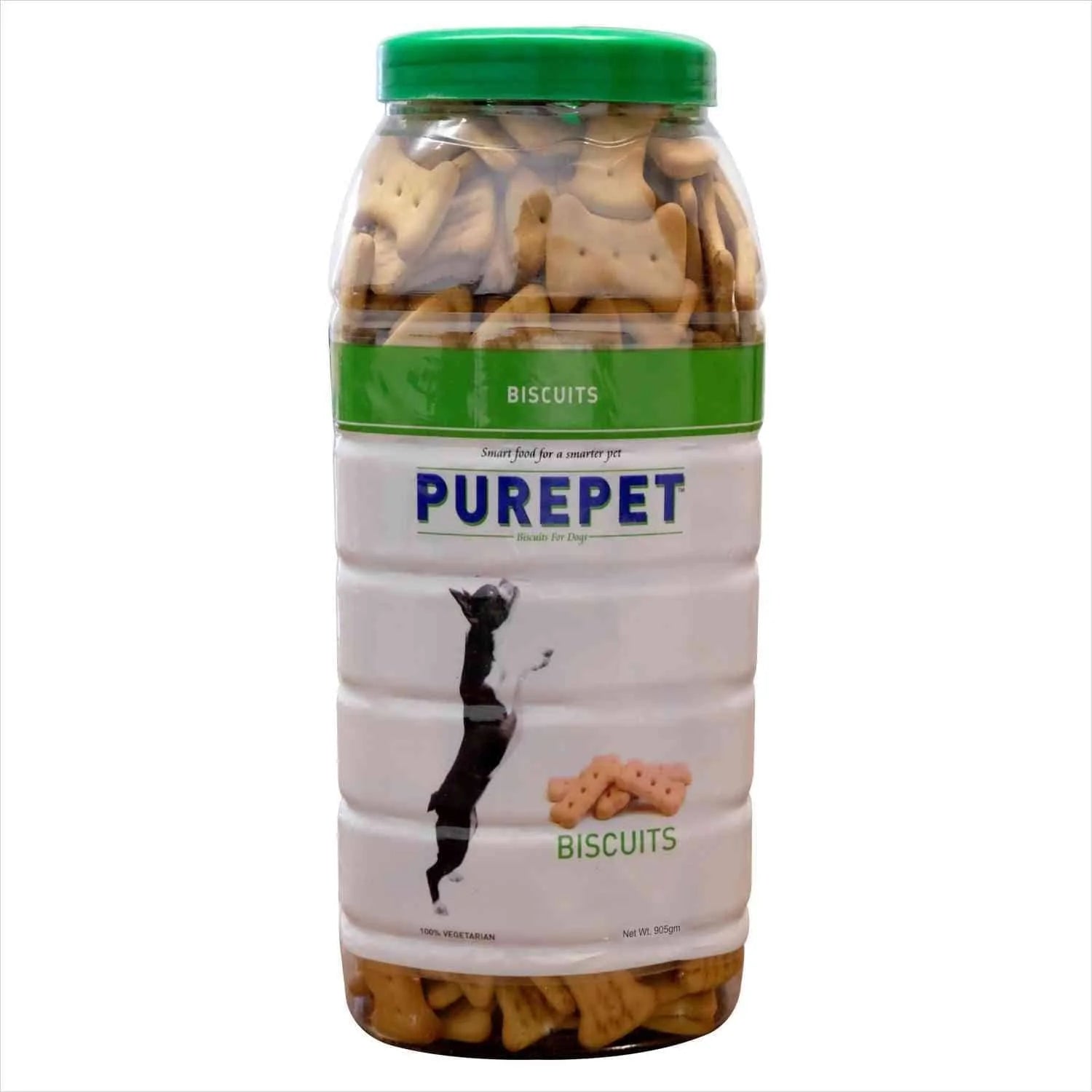 Purepet 100% Vegeterian Biscuit Dog Treats 905G