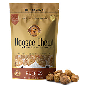 Dogsee Chew 100% Natural Yak Cheese Puffies Dog Treat