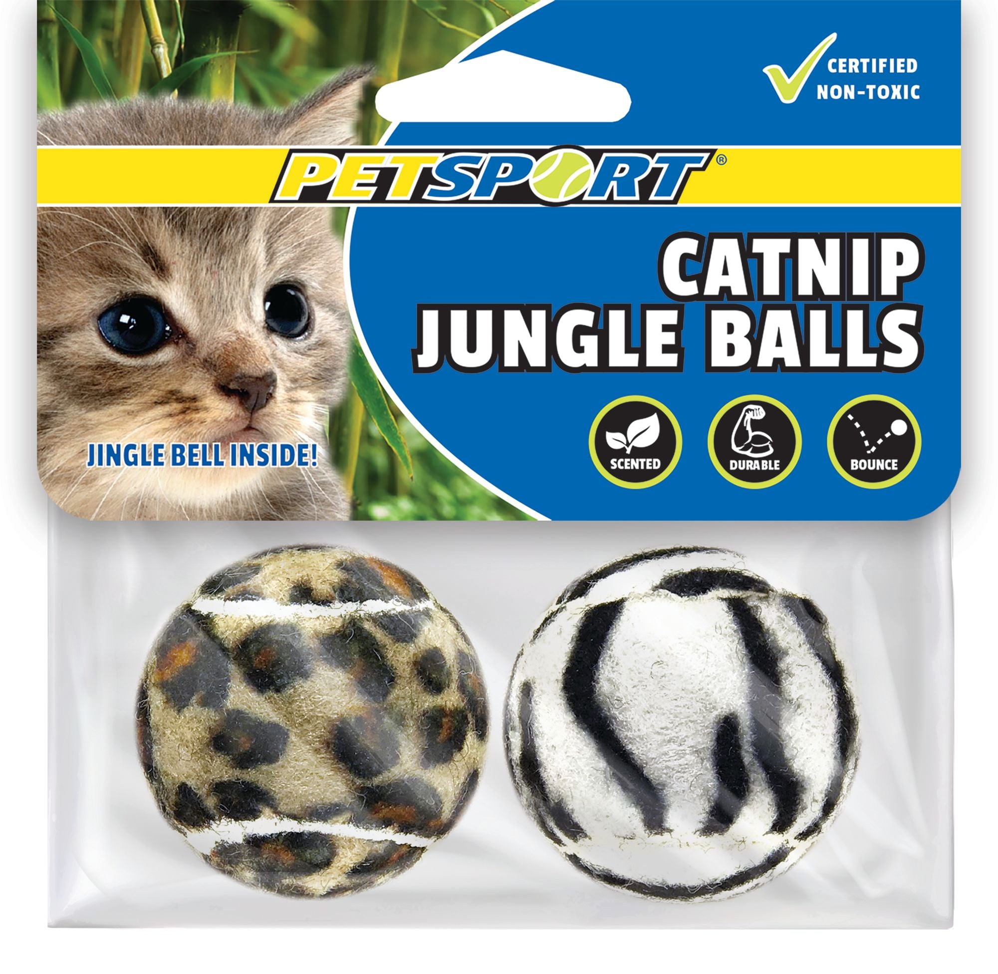 Catnip Jungle Balls 2PK