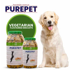 Purepet 100% Vegeterian Biscuit Dog Treats 905G