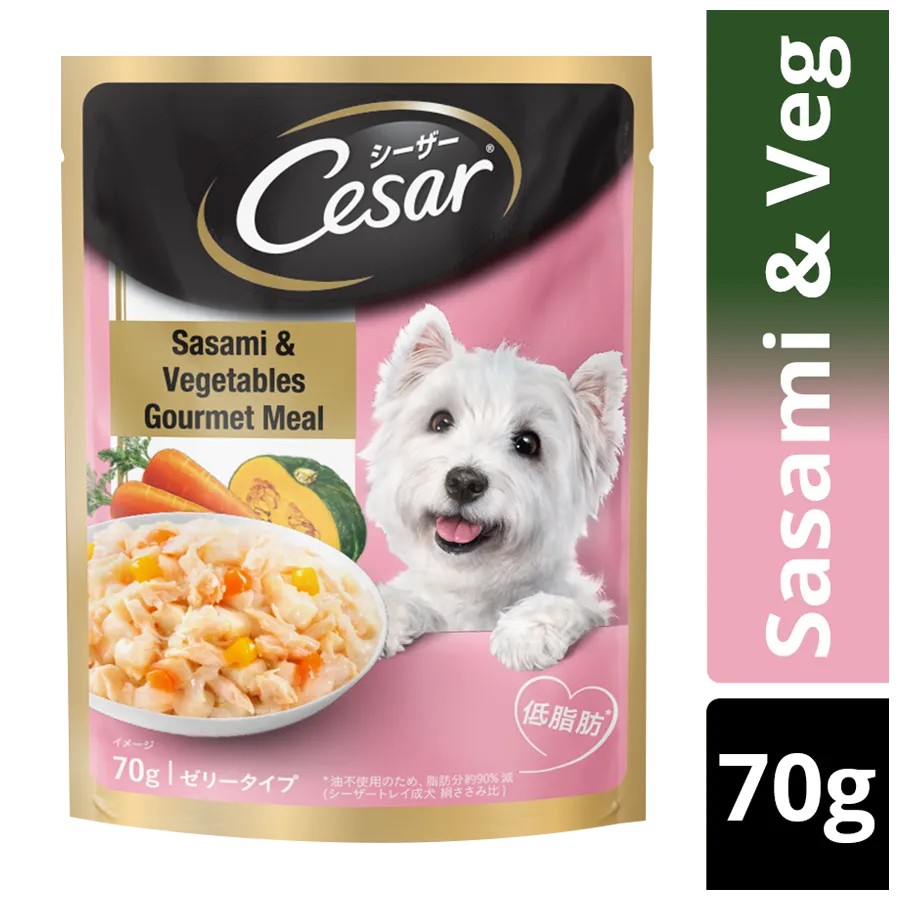 Cesar Sasami & Vegetables Premium Adult Dog Wet Food