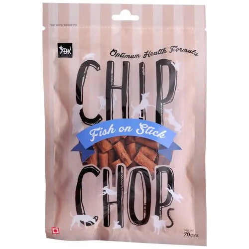 Chip Chops Dog Treat Fish on Stick, 70g