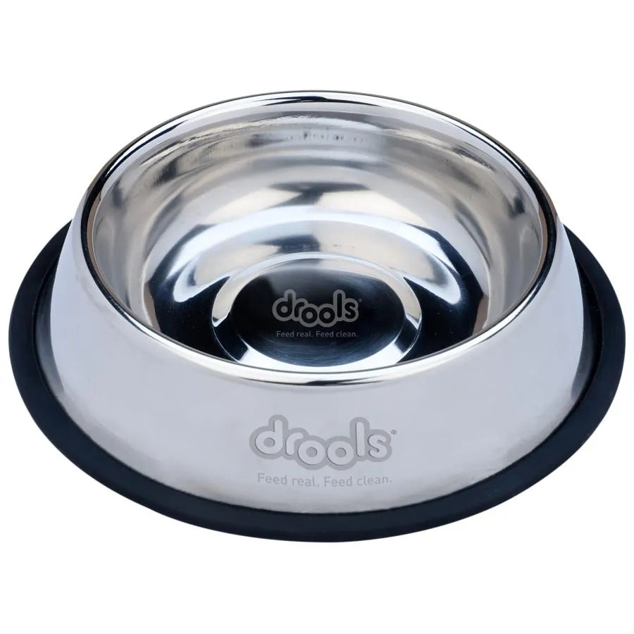 Drools Stainless Steel Dog Feeding Bowl Medium, 700ml