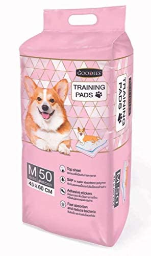 Goodies Traning Pads/ Mats for Dogs / Pet| Size - M |Dog Training Pads/Training Pee and Potty Pads with Quick Drying Surface and Absorbent Core/Suitable for Small/Large Breed Puppies