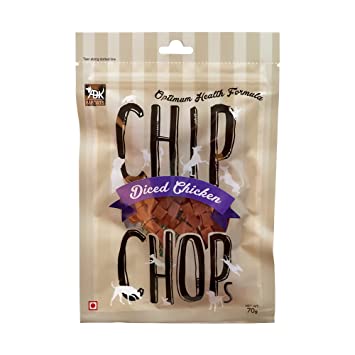 Chip Chops Dog Treat Diced Chicken, 70g