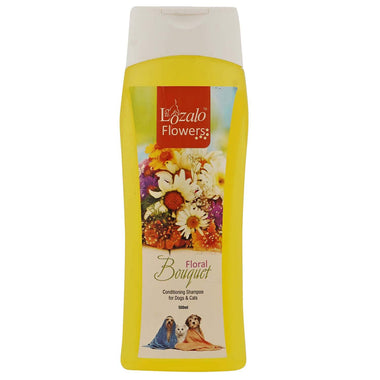 Lozalo Floral Pet Care Conditioning Shampoo for Dogs & Cats (Bouquet, 500 ml)