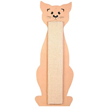 Cat Scratching Board | Offer Your Kitty The Possibility to Play & Act Out Their Natural Scratching Habit, Without Damaging The Furniture | Supports Claw Care - 58 x 21 cm