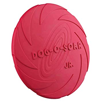 Trixie: - Dog Disc Toy | A Floatable Disc for Dogs Made of Soft Natural Rubber | an Interactive Toy, Provides an Excellent Way to Exercise while Stimulating the Brain | Floatable for Extra Fun – 12 Cm