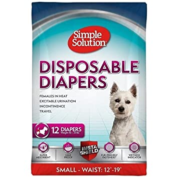 Simple Solution Disposable Diapers, Small (12 Pack)