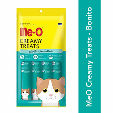 Me-O Creamy Cat Treats Bonito Flavor, 60gm