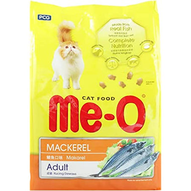 Me-O Adult Cat Dry Food, Mackerel, 1.2 kg
