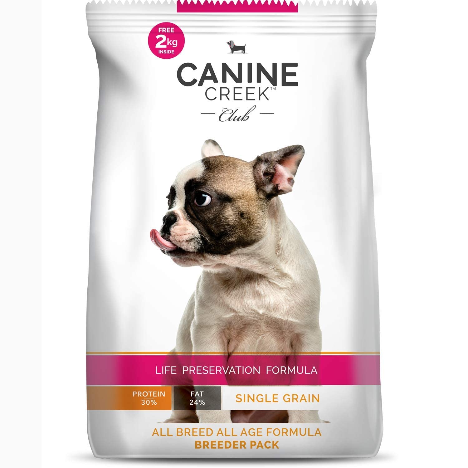 Canine Creek All Life Stages Club, Ultra Premium Dry Dog Food, Chicken - 10kg (+2kg Extra Free Inside)
