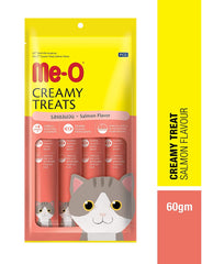 Me-O Creamy Cat Treats Salmon Flavor, 60gm