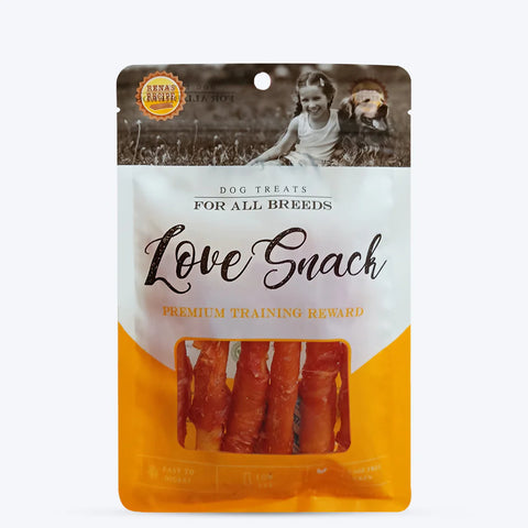 Rena's Love Snack Chicken Wrap Cheese Sticks Treat For Dog - 55 g