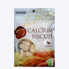 Dogaholic Calcium Biscuit Dog Treat 180 g