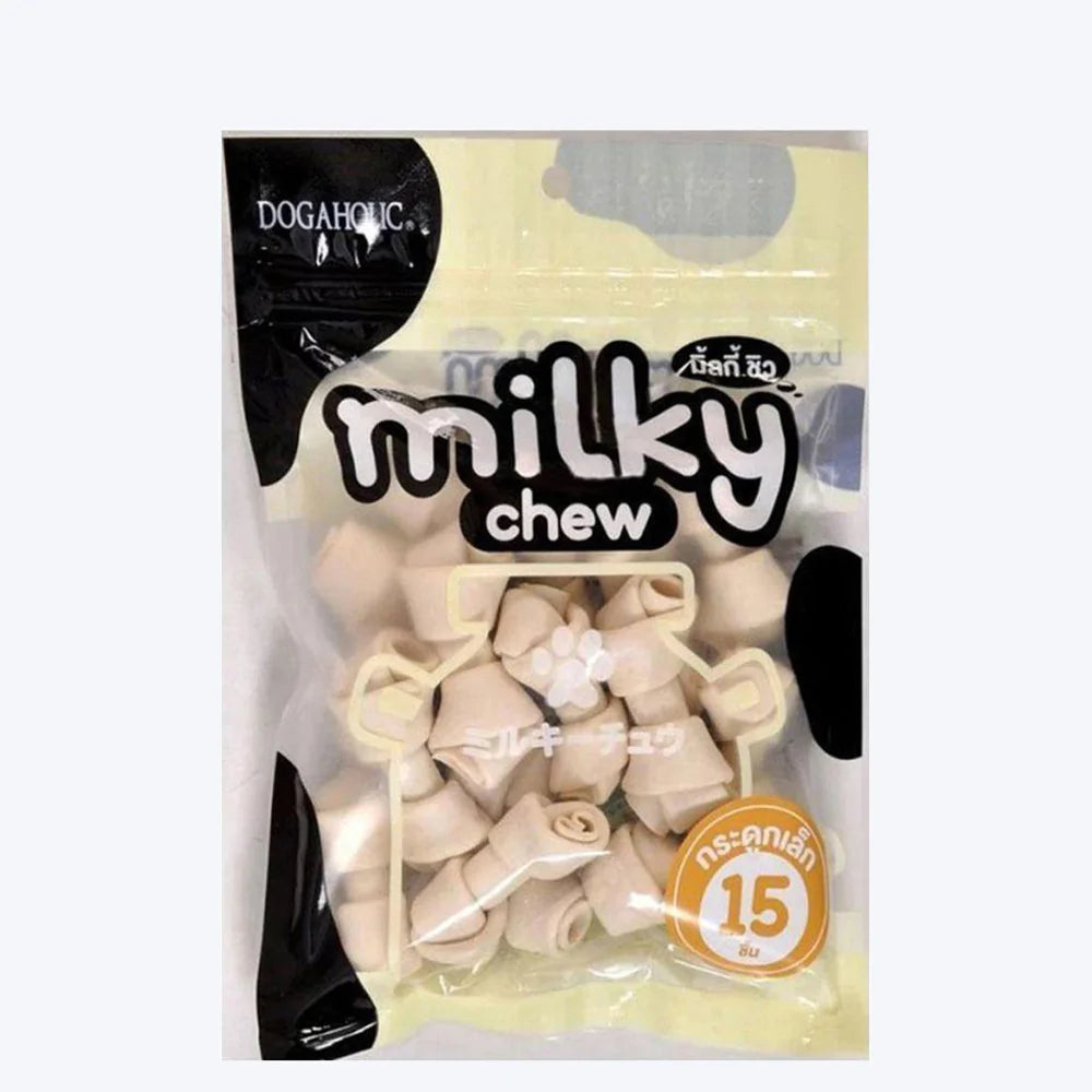 Dogaholic Milky Chew Bone Style Dog Treats