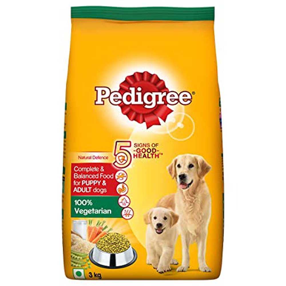 Pedigree Complete & Balanced 100% Vegetarian Dry Food for Puppy & Adult Dogs