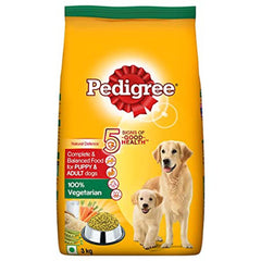 Pedigree Complete & Balanced 100% Vegetarian Dry Food for Puppy & Adult Dogs