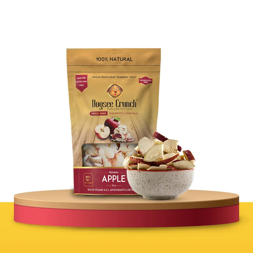 Dogsee Crunch Freeze Dried Apple Dog Treats