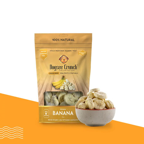 Dogsee Crunch Freeze Dried Banana Dog Treats