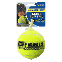 Giant Tuff Ball Dog Toy | Ball Toy to Keep Your Dog Entertained, Non-Toxic Tennis Ball Toy for Puppies and Adult Dogs | Made with Extra-Thick Natural Rubber, Perfect for Heavy Chewers