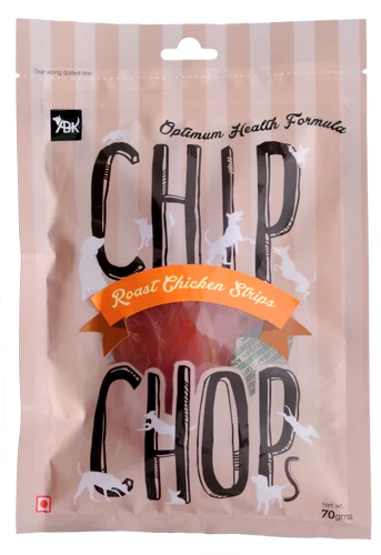 Chip Chops Dog Treats - Roast Chicken Strips 70g