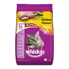 Whiskas Chicken Flavour Cat (Adult 1+) Dry Food 1.2kg