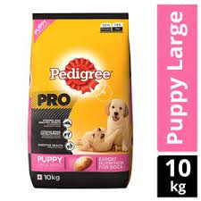 Pedigree PRO Puppy (3-18months) Dry Dog Food for Large Breed Dog, 10kg Pack