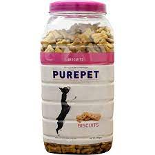 Purepet Mutton Flavour Real Chicken Biscuit Dog Treats 455G