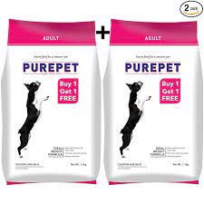 Purepet Chicken & Milk Adult Dry Dog Food
Buy 1 Get 1 Free
