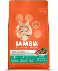 IAMS Proactive Health Chicken and Salmon Premium Adult Cat Dry Food 1kg