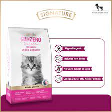 Signature Grain Zero Mother & Kitten Dry Cat Food - All Breed Formula 7KG