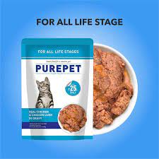 Purepet Real Chicken & Chicken Liver in Gravy Cat Wet Food