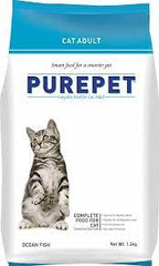 Purepet Ocean Fish Adult Cat Dry Food 1kg