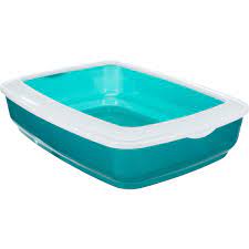 Trixie Brisko Cat Litter Tray With Rim, Color May Vary - 38 × 11 × 50 cm