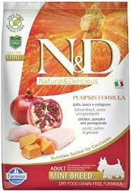 Farmina N&D Pumpkin Chicken & Pomegranate Grain Free Adult Mini Dog Dry Food 2.5kg