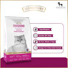 Signature Grain Zero Persian And Long Coat Dry Cat Food 7KG