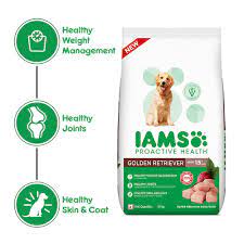 IAMS - Proactive Health for Adult 1.5+ Years Golden Retriever Premium Dry Dog Food 3kg