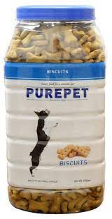Purepet Milk Flavour Real Chicken Biscuit Dog Treats