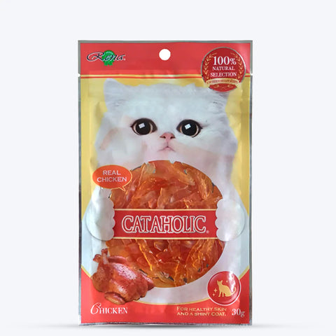 Cataholic Neko Chicken Jerky Sliced Cat Treat, 30 g