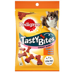 Pedigree Chicken & Smoke Flavor Tasty Bites Chewy Bones Dog Treat
